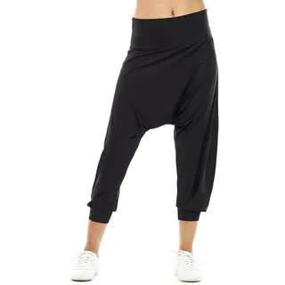 Winshape Damen Super Leichte Functional 7/8-haremshose Hp301 Trainingshose, Schwarz, XL
