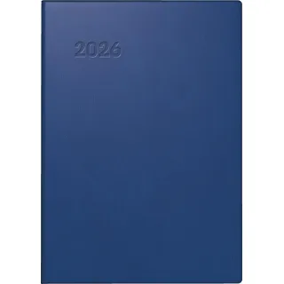 Brunnen Taschenkalender 713 2026 | A7, Kunststoff, dunkelblau