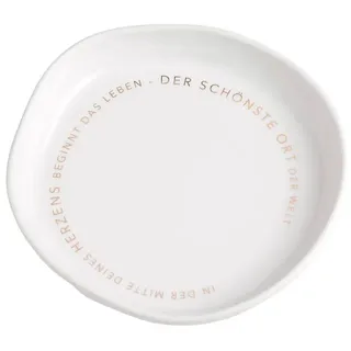 räder Schale In der Mitte Porzellan Weiß