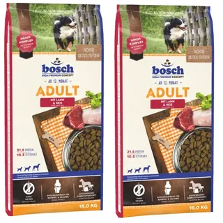 Bosch Tiernahrung HPC Adult Lamm & Reis 2 x 15 kg