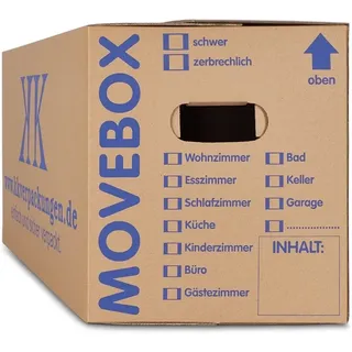 50 umzugskartons 2-WELLIG 40 kg movebox