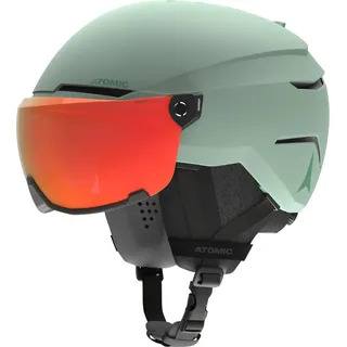 Atomic Savor Visor Photo Helm Mit Visier - Pistachio - 51-55 cm