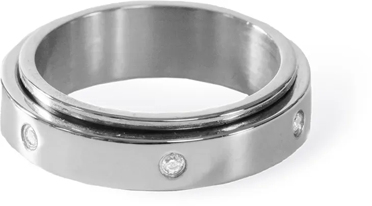 PURELEI Glitter Fidget Anxiety Ring