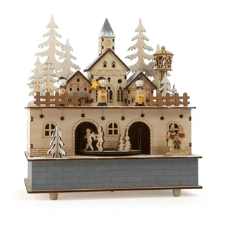 Small Foot Company Spieluhr und Lampe Kleines Dorf
