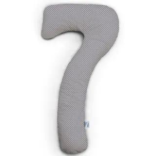Theraline my 7 - Ersatzbezug für das my7 Seitenschläferkissen 33 Punkte grau