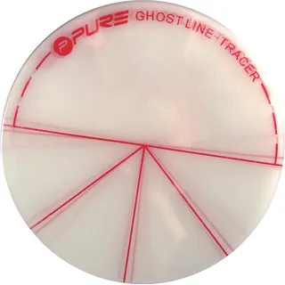 Pure2Improve Ghost Holes Trainingshilfe für Puttingschnur, durchsichtig, 4er-Set