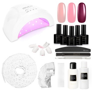 Jolifin LAVENI Shellac Starter UV-Nagellack Profi Nagelstudio Set