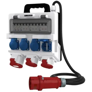 Doktorvolt Stromverteiler 32A 2x16A 4x230V TR-S SKH mit Kabel Doktorvolt DV-4753-D