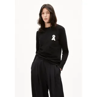Armedangels Longsleeve TAAMINARA Å EMBRO (1-tlg) Rundhalsausschnitt schwarz XS (34)
