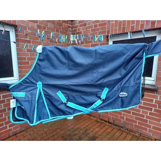 Outdoor-Regendecke-Decke ,600 Denier, wasserfest, 0g Futter, Gr.125-155 cm, blau - 155