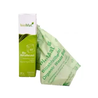 BIOMAT® Bioabfallbeutel 10 Liter BS-10-10-NB , 1 Karton = 24 x 10 Abfallbeutel in Faltschachteln