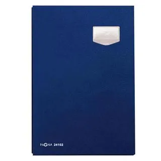 Pagna Unterschriftenmappe de Luxe A4 Kunststoff blau
