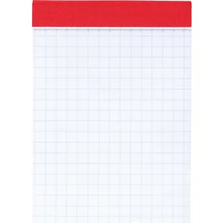 Brunnen Notizblock 1055132 DIN A7 kariert perforiert weiß 50Bl
