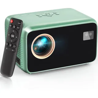 yooyaa 【Autofokus/Trapezkorrektur 6D/4P】Beamer 4K Unterstüt WiFi6 Bluetooth, 18000L Native 1080P Full HD Mini Beamer mit 50% Zoom, 300" LED Tragbar Projektor Kompatibel mit Smartphone/HDMI/USB/Fire TV Stick