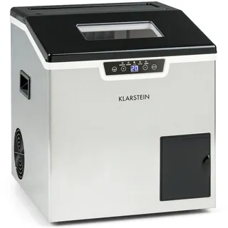 Klarstein Icefestival Cube Eiswürfelbereiter 195W 1,9l 20kg/24h Edelstahl
