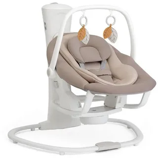 Joie Schaukelwippe Whimsy, Cappuccino, Kunststoff, 76x75x91.5 cm, EN 14988, anatomisch geformte Liegefläche, Spielbogen, Babymöbel, Babywippe