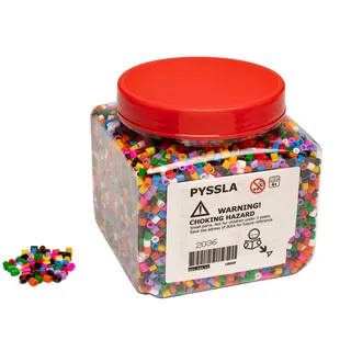 IKEA 501.285.72 PYSSLA Steckperlen versch. Farben, Bunt