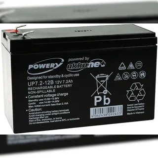 Powery Blei-Gel-Akku für USV APC Power Saving Back-UPS Pro 550