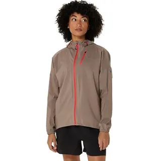 Asics Damen Jacke FUJITRAIL ELITE WATERPROOF, TAUPE GREY, M