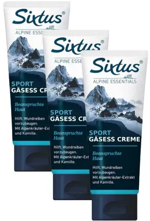 3er Pack - Sixtus Sport Gesäßcreme (3x15ml)