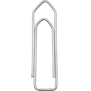 Viking Büroklammern Roof 2,5 cm Silber 100 Stück