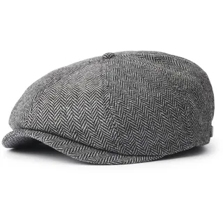 Brixton Unisex Brood Snap Cap SchieberMütze, Grey/Black, L EU