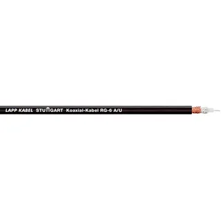Lapp 2170016/500 Koaxialkabel Außen-Durchmesser: 10.30mm RG6 A/U 75Ω Schwarz 500m