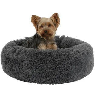 Kerbl Hundebett Kuschelbett Fluffy Grau