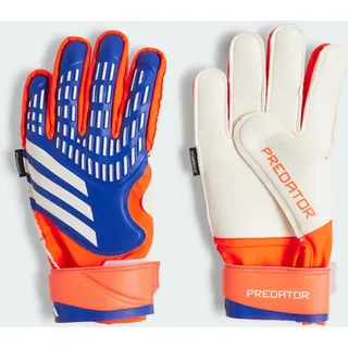 Adidas Predator Match Kids Fingersave Torwarthandschuhe Lucid Blue / Solar Red / White 7