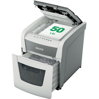 Leitz IQ Autofeed Small Office 50 P4 Aktenvernichter Blatt Partikelschnitt
