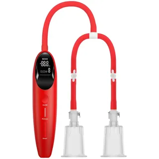 Lmgoc Elektrisch Nippelsauger Nippel Sucker Kommt mit 6 Modi, Klitorissauger Vaginasauger Pump Vagina Sucker Set Vaginapumpe Nippel Saugen Sauger Klitoris Stimulator Sexspielzeug (XL)