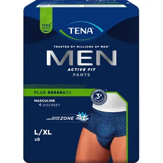 Inkontinenzhosen MEN ACTIVE FIT PANTS PLUS Größe L für Männer