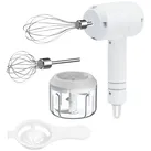 3in1-Akku-Handmixer, Zerkleinerer und Schneebesen, USB, 20 Watt
