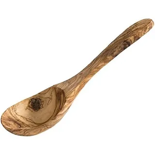APS Löffel „Olive“ aus nachhaltigem Olivenholz, Holzlöffel, Servierlöffel, 26,5 x 9,5 cm