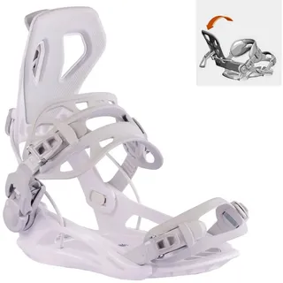 Airtracks Snowboard Bindung Master Pro W FASTEC System Einheitsfarbe L
