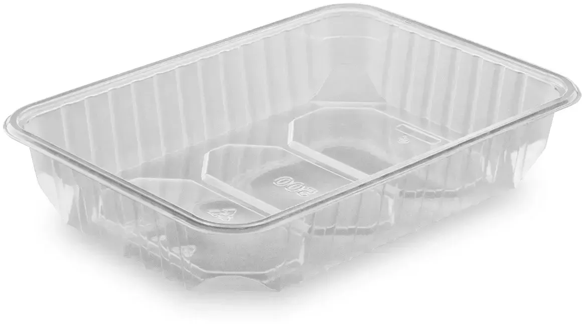Rechteckschale (PP) klar 186 x 133 mm 500ml