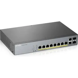Zyxel GS1350-12HP (12 Ports), Netzwerk Switch, Grau