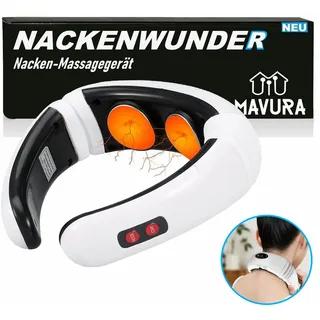 MAVURA NACKENWUNDER Nackenmassage Massagegerät Vibration Wärmefunktion
