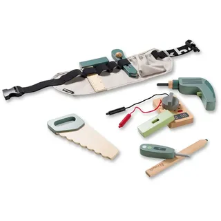 hauck Learn to Work - 9-tlg. Werkzeug-Set inkl. Gürtel für kleine Handwerker