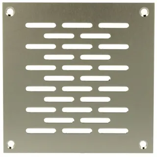 MS Beschläge Aluminium Lochblech Lüftungsgitter Lochung 20x3mm silber eloxiert