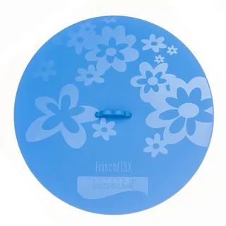 Kochblume Frischhaltedeckel FrischFIXX, mit Saugeffekt blau Ø 30 cm