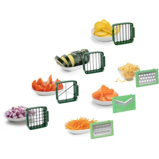 Genius Nicer Dicer Quick Professional 12-tlg. grün