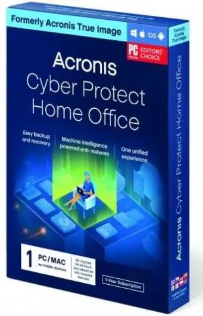 Acronis Cyber Protect Home Office Advanced 3 PC, 50GB Cloud Storage