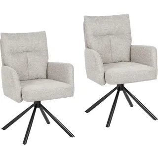 Hti-Living Esszimmerstuhl Kyra Beige 2er-Set