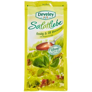 Develey Salatliebe Essig & Öl Dressing mit Rotweinessig 14 x 77g(1,07Kg)