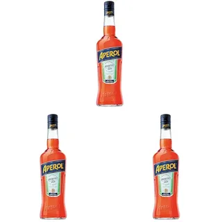 Aperol Aperitivo, 11% / Aperol Spritz – Italiens Nr. 1 Cocktail, 1 x 0,7 L (Packung mit 3)