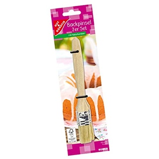 EDEKA 2er Back Pinsel Set für Kuchen Glasur Kuchenformen Fleisch bestreichen Küche Backen