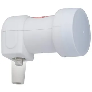 Dur-Line +Ultra Single LNB - 1 Teilnehmer weiß - mit LTE-Filter [ Test SEHR GUT *] 1-Fach, digital mit Wetterschutz, Full HD, 4K,Premium-Qualität