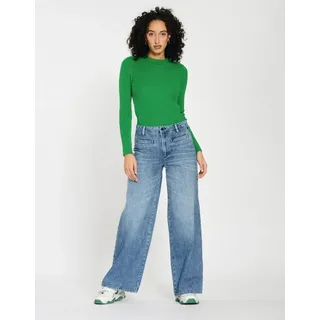 GANG Weite Jeans - Jeans Wide fit - hochwertige Wide-Leg Jeans - 94ZIA blau 25