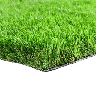 Steffensmeier Rasenteppich, Grün, Kunststoff, Rechteckig, 100x250 cm UV-beständig, Gartenzubehör, Terrassen- | Balkonböden, Rasenteppiche
